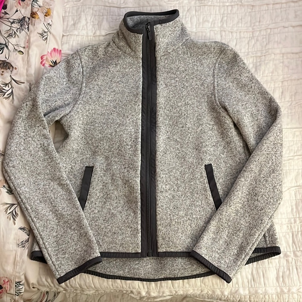COPY - Lululemon Gray Fleece Zip up